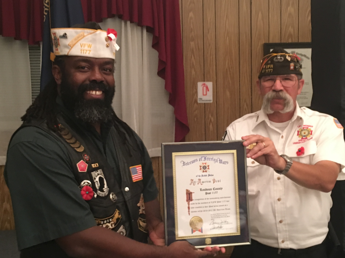 Post 1177 Awarded All American Status 